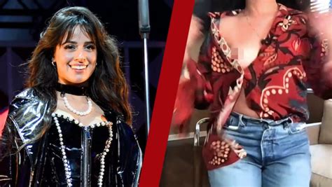 camila cabello slip|Camila Cabello addresses nip slip on The One Show。